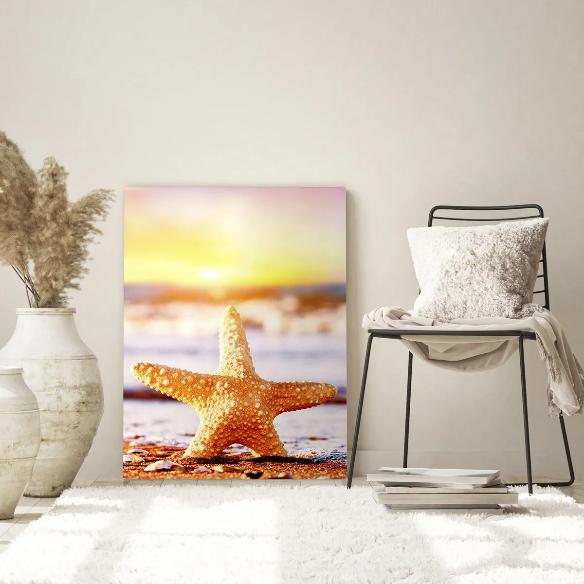 Glastavla - Bild på glas - Havsgåva - 50x70 cm
