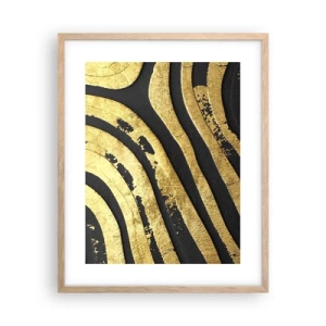 Affisch i ram av ljusek - Allt flyter - 40x50 cm