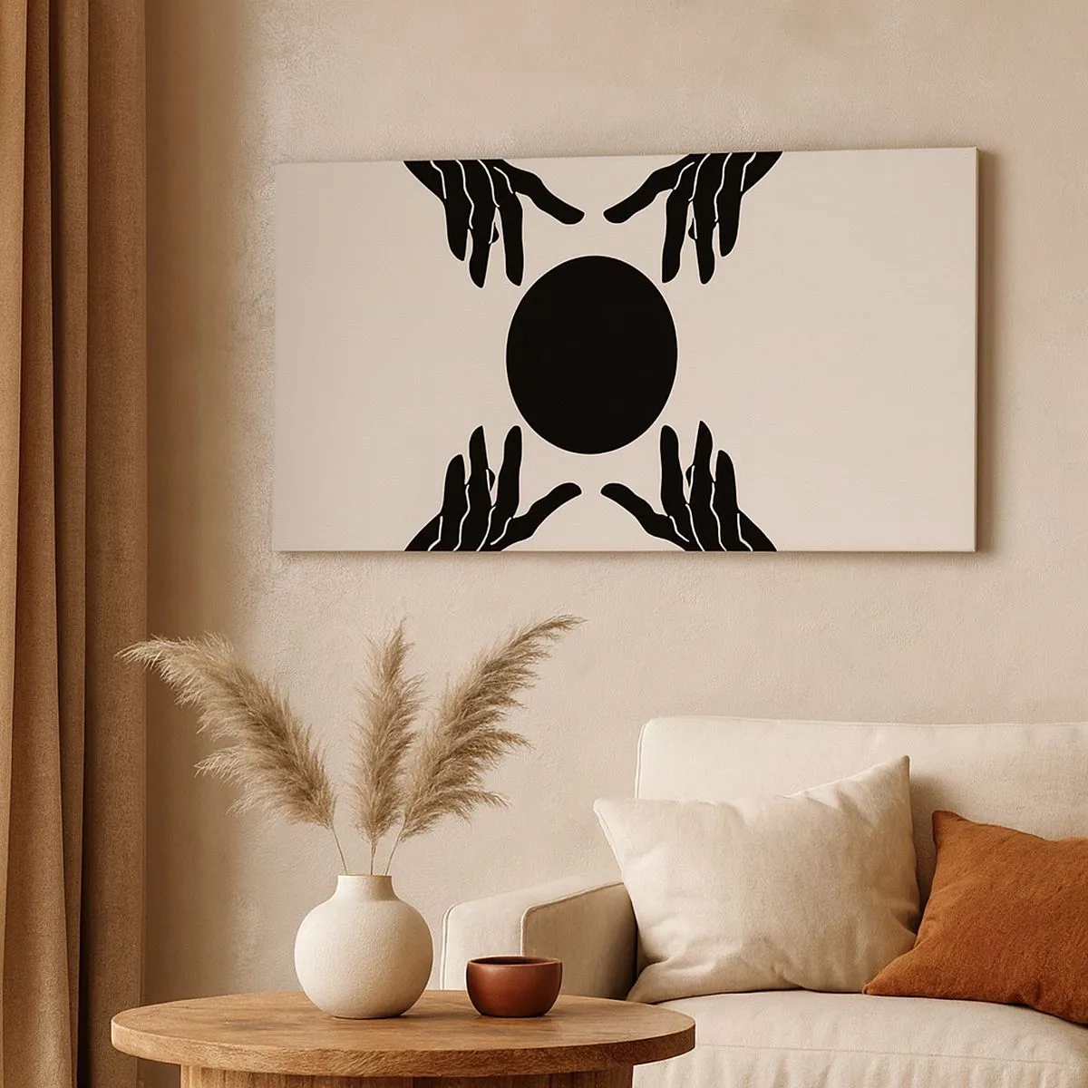 Canvastavla - Bild på duk - Ett hemligt tecken - 100x40 cm