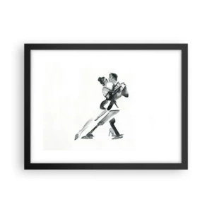 Affisch i svart ram - I en rytm - 40x30 cm