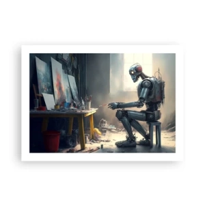 Affisch - Den skapande handlingen - 70x50 cm