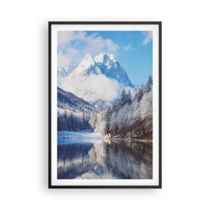 Affisch i svart ram - Snövakt - 61x91 cm