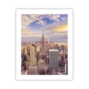 Affisch - Nå ut till molnen - 40x50 cm