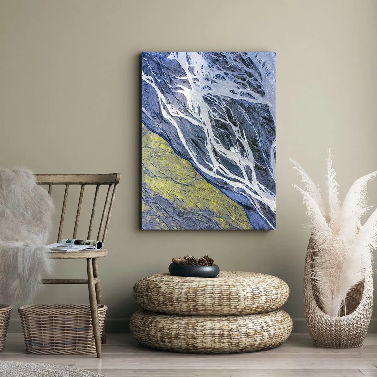 Canvastavla - Bild på duk - Naturens grottmålningar - 50x70 cm