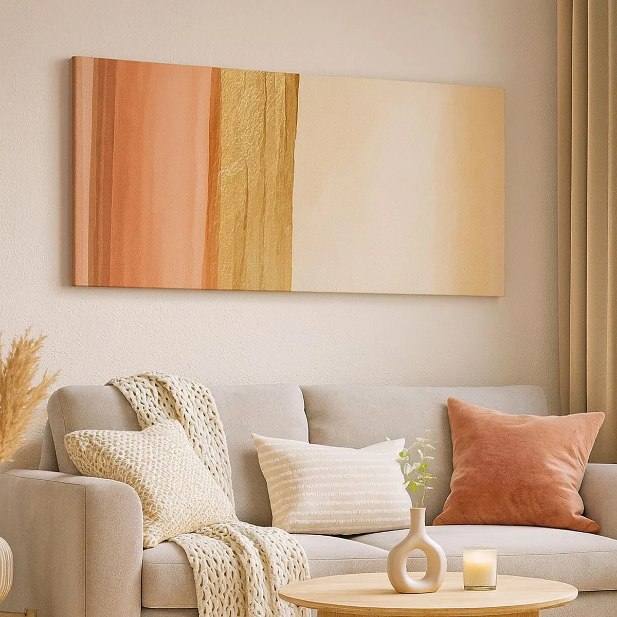 Canvastavla - Bild på duk - Vertikal komposition - 100x40 cm