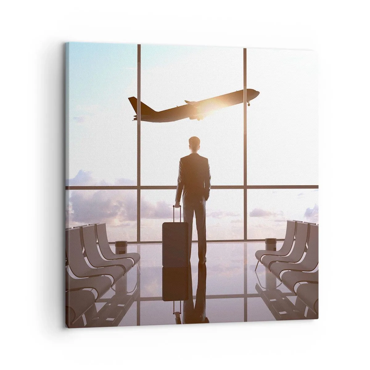 Canvastavla - Bild på duk - Du har tid, sakta ner - 50x50 cm