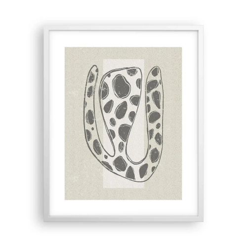 Affisch i vit ram - En bisarr varelse - 40x50 cm