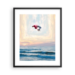 Affisch i svart ram - Till en annan dimension - 40x50 cm