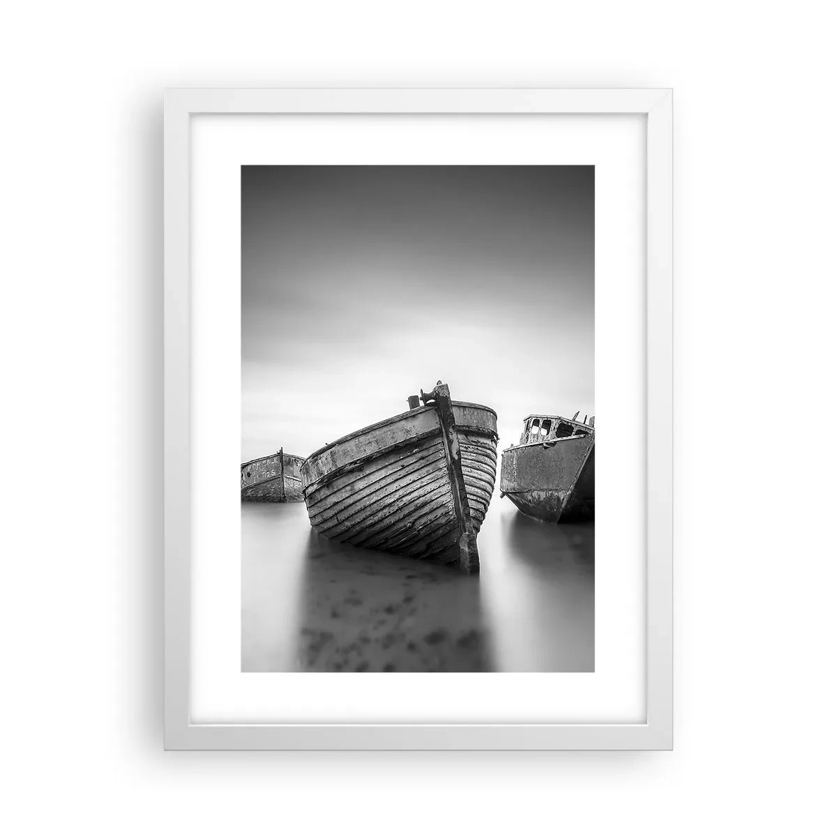 Affisch i vit ram - Bara minnen... - 30x40 cm