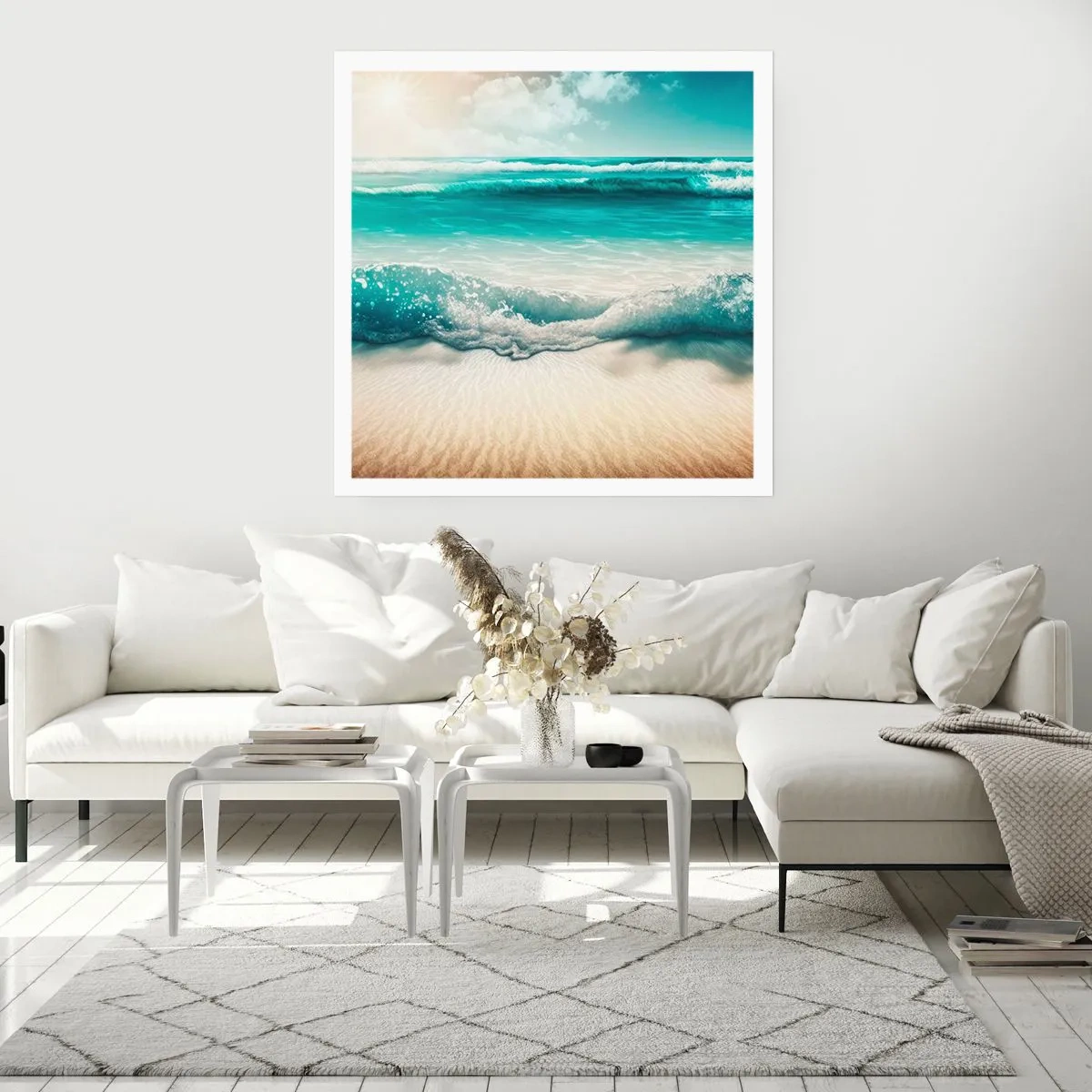 Affisch - Lugnet i havet - 50x50 cm