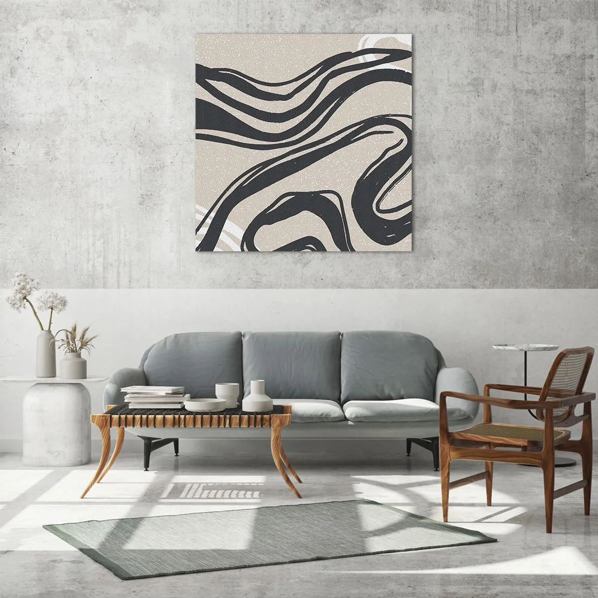 Glastavla - Bild på glas - Mångfaldigt uttryck - 30x30 cm