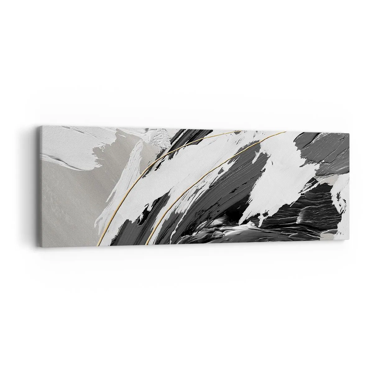 Canvastavla - Bild på duk - Storslagen abstraktion - 90x30 cm