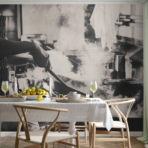 Fototapet Standard Eco - Alkemi av smaker - Kök, Gastronomi, Restaurang - 350x256 cm