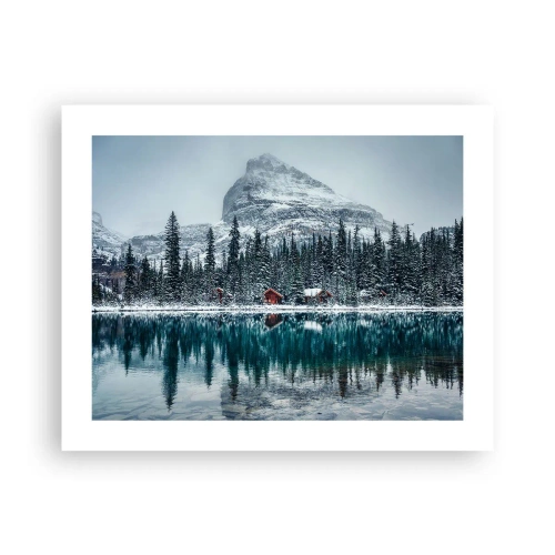 Affisch - Kanadensisk tillflyktsort - 50x40 cm