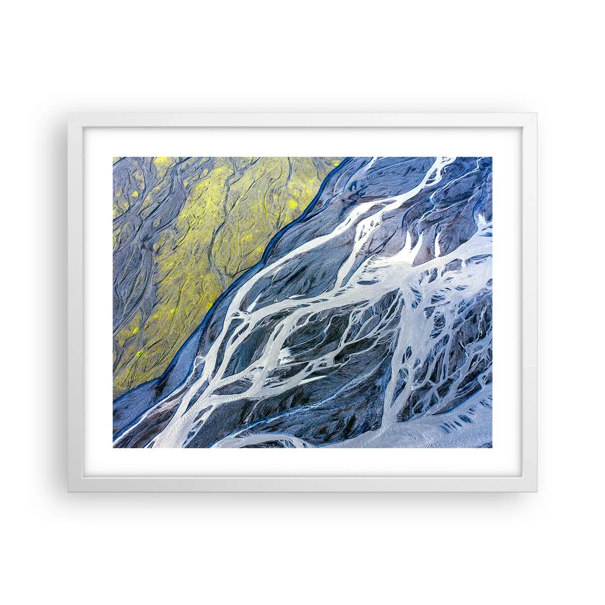 Affisch i vit ram - Naturens grottmålningar - 50x40 cm