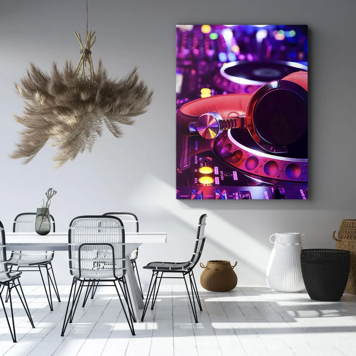 Canvastavla - Bild på duk - Innan partyt startar - 50x70 cm