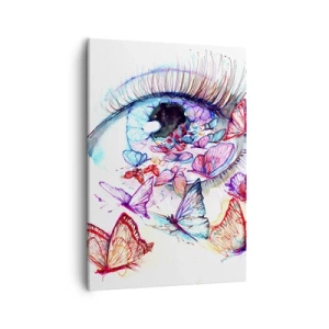 Canvastavla - Bild på duk - Ögonens sagolika charm - 50x70 cm