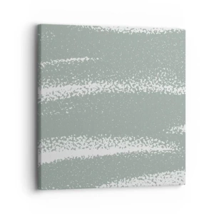 Canvastavla - Bild på duk - Abstraktion i vinterstämning - 30x30 cm