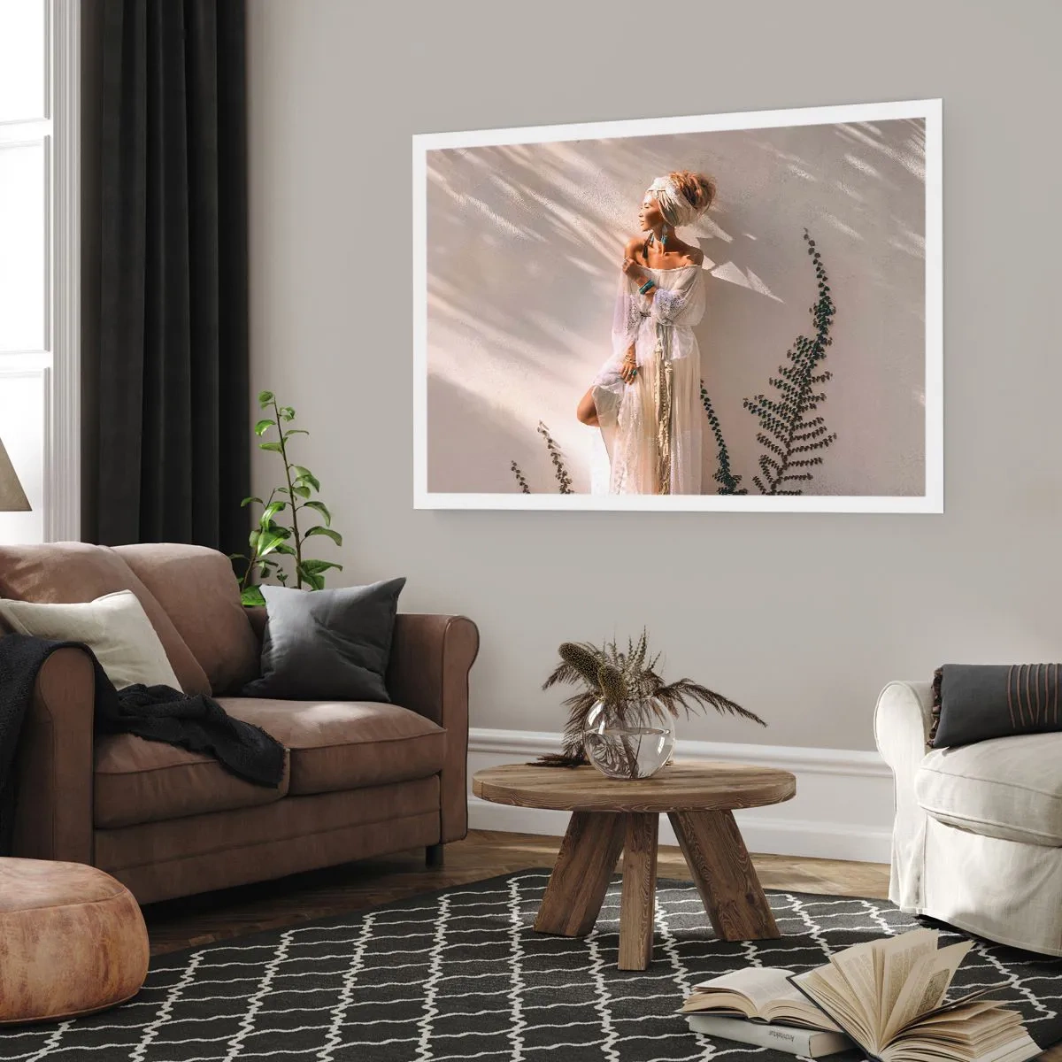 Affisch - Solen och flickan - 100x70 cm