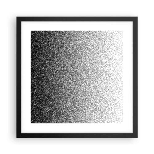 Affisch i svart ram - Mot ljuset - 40x40 cm