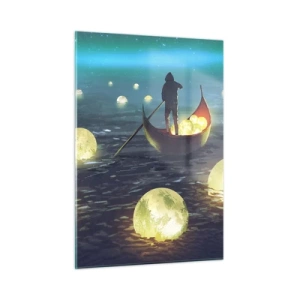 Glastavla - Bild på glas - Saker som filosoferna inte drömt om - 50x70 cm