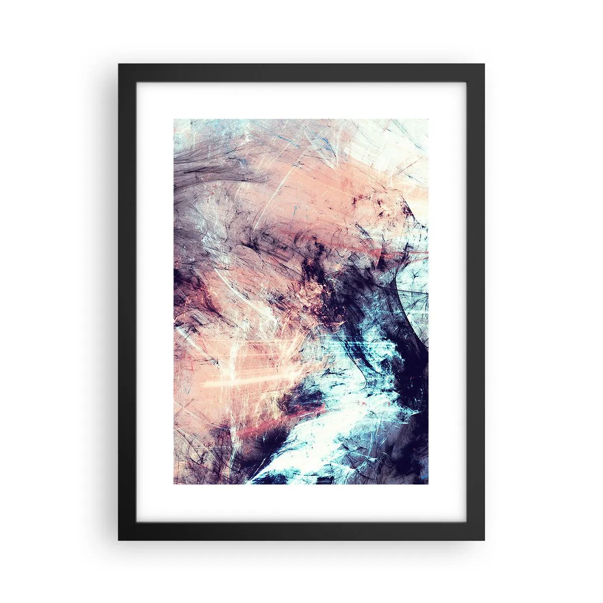 Affisch i svart ram - Känn vinden - 30x40 cm