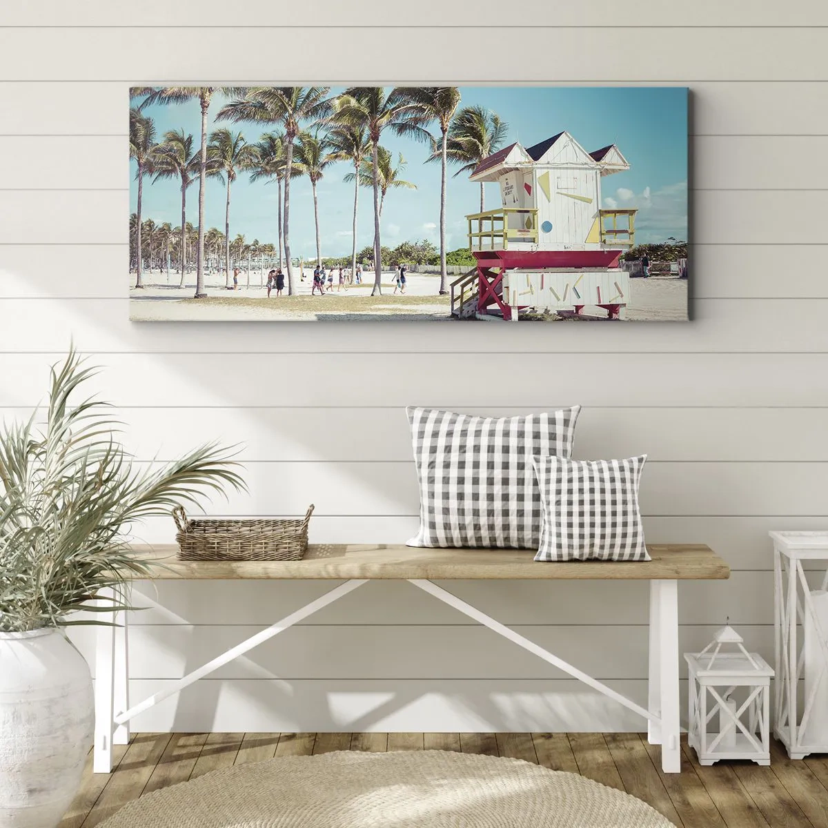 Canvastavla - Bild på duk - En vacker dag framför dig - 100x40 cm