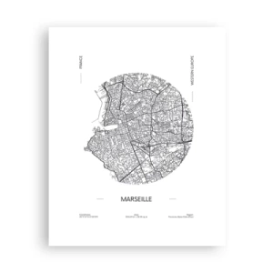 Affisch - Marseilles anatomi - 40x50 cm
