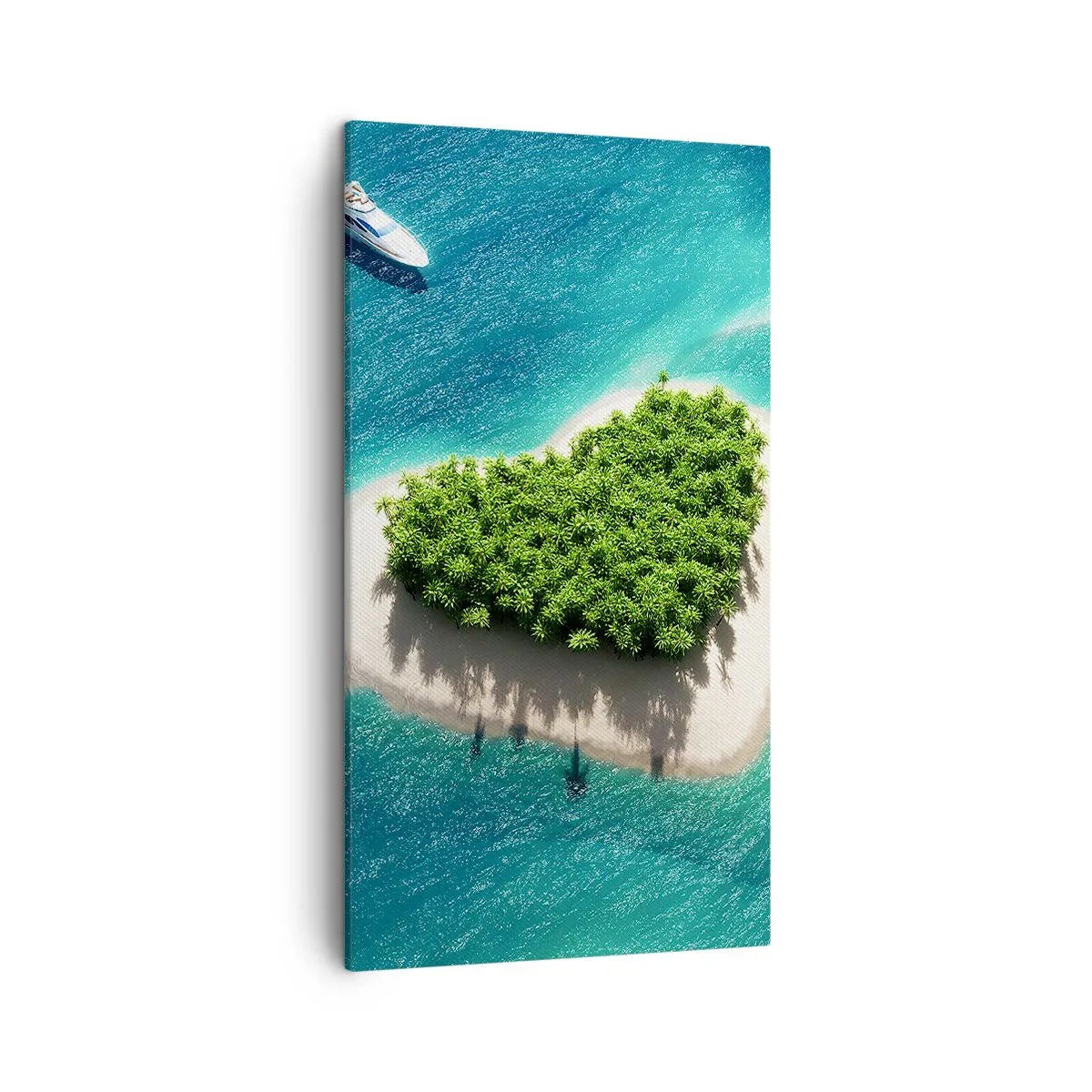 Canvastavla - Bild på duk - Jag älskar sommar - 45x80 cm