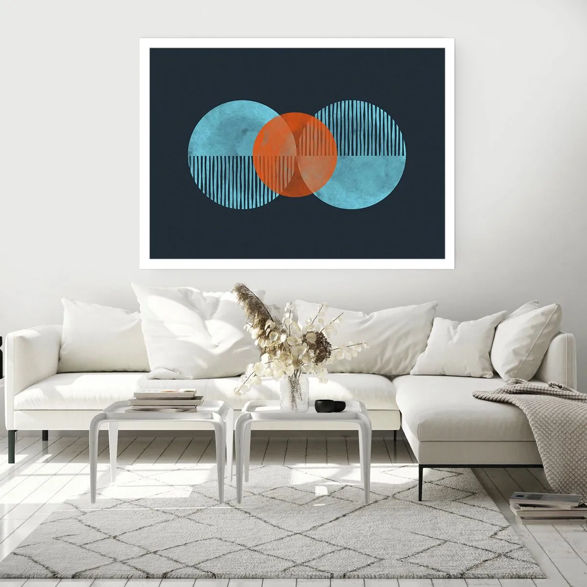 Affisch - Symmetrisk komposition - 100x70 cm