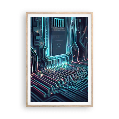 Affisch i ram av ljusek - Så här tänker jag... - 70x100 cm