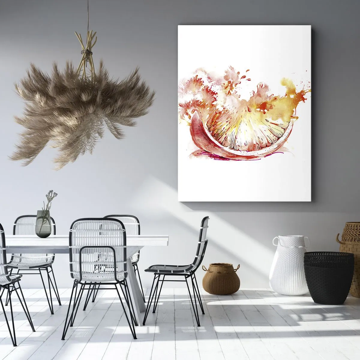 Canvastavla - Bild på duk - Saftig uppfriskning - 50x70 cm