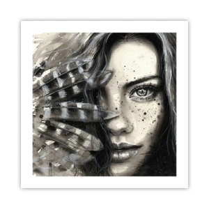 Affisch - Vild skönhet - 50x50 cm
