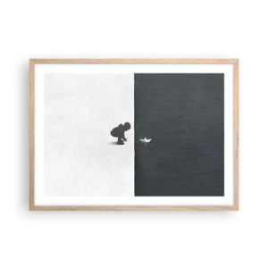 Affisch i ram av ljusek - En stor expedition - 70x50 cm