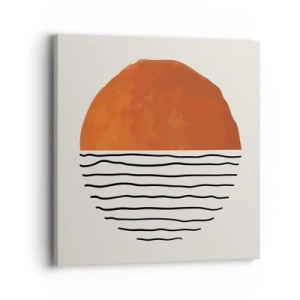 Canvastavla - Bild på duk - I japansk stämning - 40x40 cm