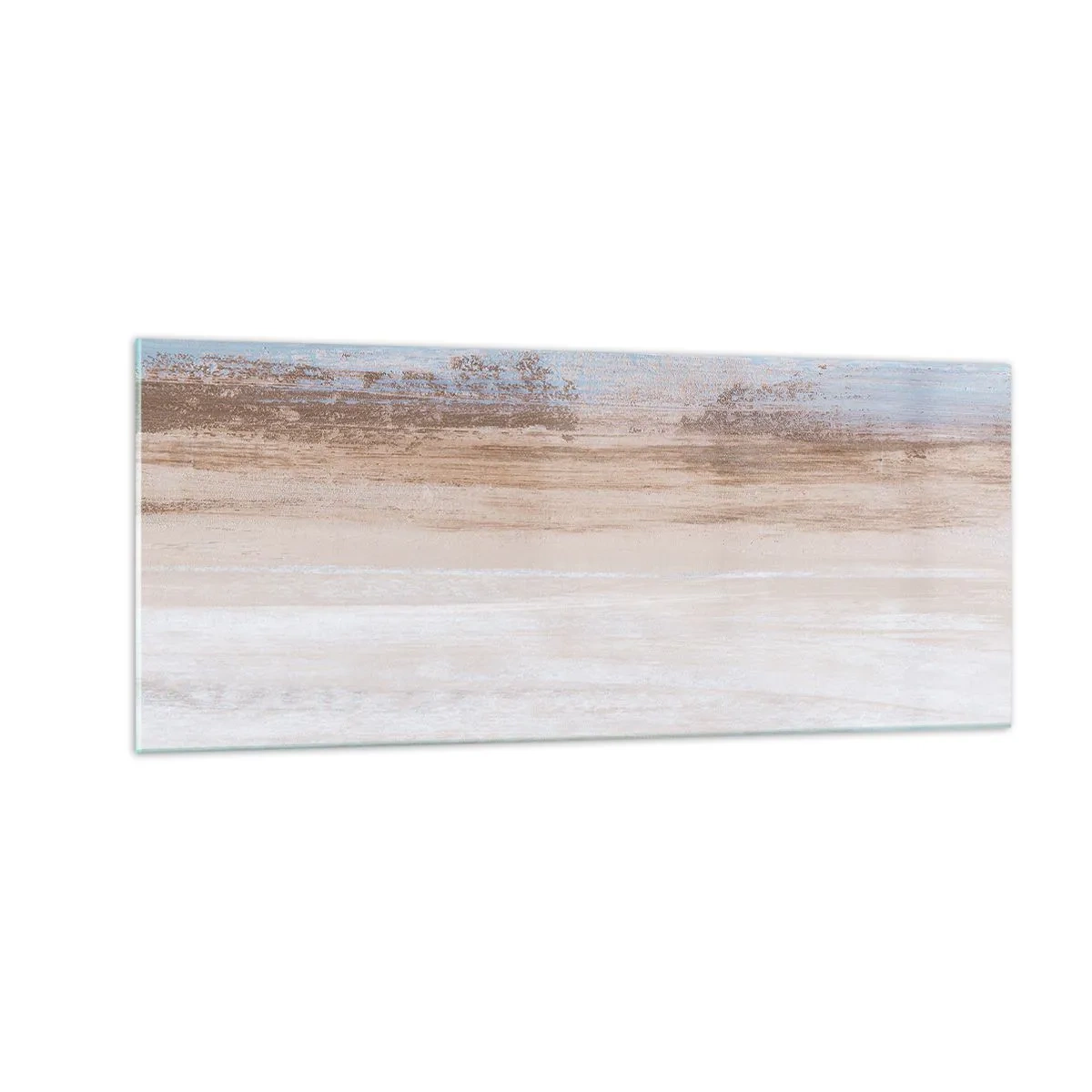 Glastavla - Bild på glas - Tvetydigt landskap - 100x40 cm