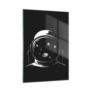 Glastavla - Bild på glas - Fin utsikt - 50x70 cm