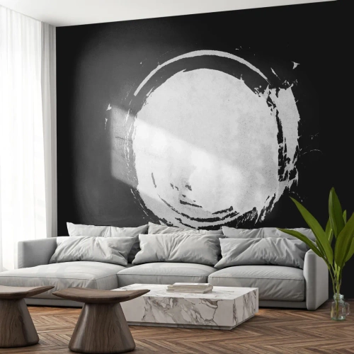Självhäftande Fototapet Deluxe Sticker - Den goda vägen ut - Hjul, Planet, Måne - 100x70 cm