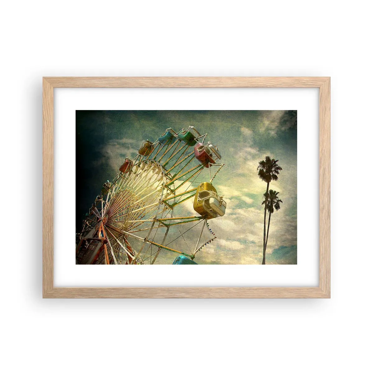 Affisch i ram av ljusek - Kommer att bli, kommer att bli kul.... - 40x30 cm