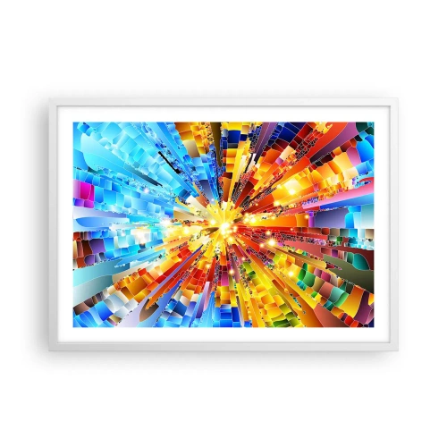Affisch i vit ram - In medias res - 70x50 cm