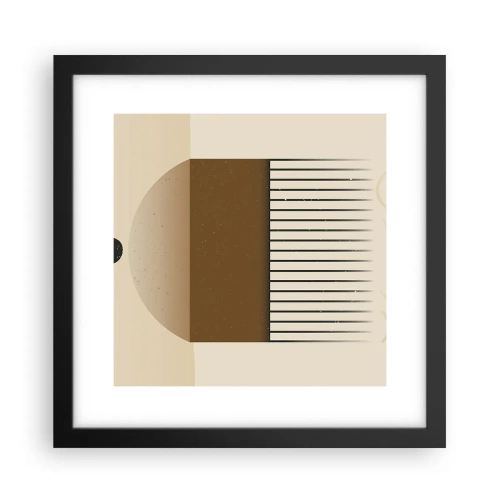 Affisch i svart ram - Olika tillstånd - 30x30 cm