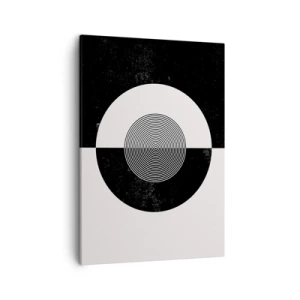 Canvastavla - Bild på duk - Harmoni i svart och vitt - 50x70 cm