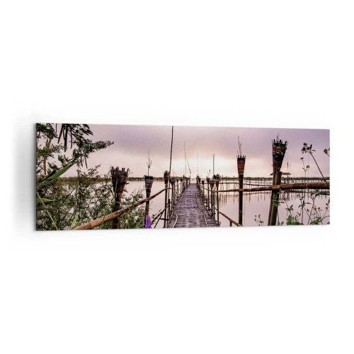 Canvastavla - Bild på duk - Asiens lugn och tystnad - 160x50 cm