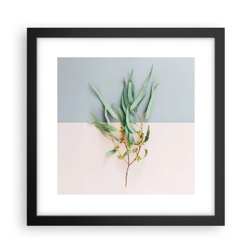 Affisch i svart ram - Pastellens subtilitet - 30x30 cm