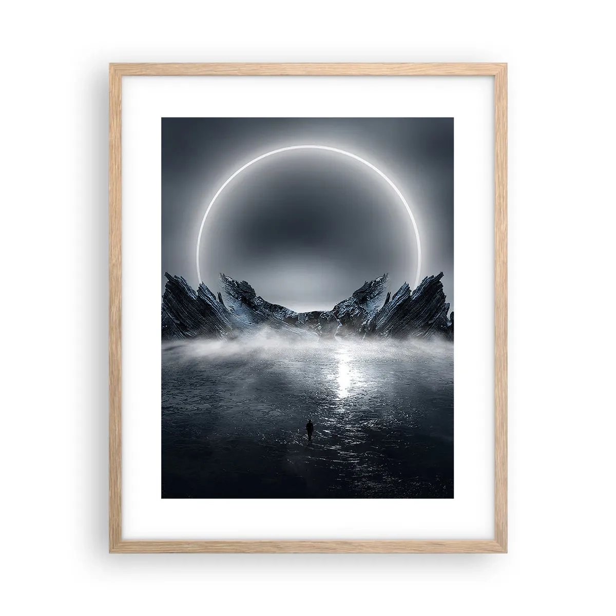 Affisch i ram av ljusek - En berättelses final - 40x50 cm