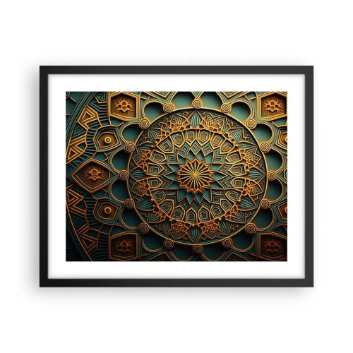 Affisch i svart ram - I ett arabiskt klimat - 50x40 cm