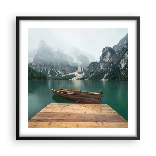 Affisch i svart ram - Naturens mäktighet - 50x50 cm