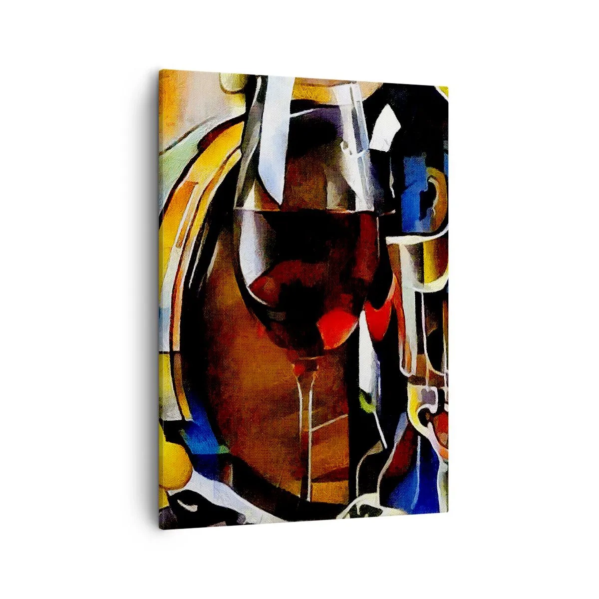 Canvastavla - Bild på duk - Så blir världen färgglad - 50x70 cm