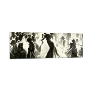 Glastavla - Bild på glas - Stor maskerad - 160x50 cm