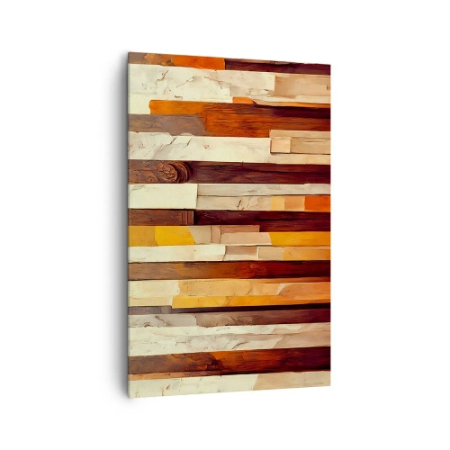Canvastavla - Bild på duk - Hymn av skogens träd - 80x120 cm